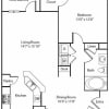 Floor plan: 1E Renovation 2