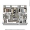 Floor plan: Cabana Two