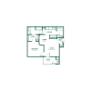 Floor plan: 1 Bd/1 Ba (C)