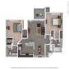 Floor plan: B6-Renovated