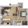Floor plan: A3 | Renovated