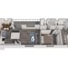 Floor plan: 2x2— Garage, Private Backyard + Doggy Door!