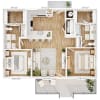 Floor plan: Cottage A