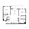 Floor plan: 2BR/2BA B4