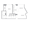 Floor plan: One Bedroom D