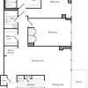 Floor plan: 2 Bedrooms C