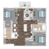Floor plan: C1B