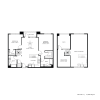 Floor plan: 2BR/2BA B3 LOFT