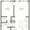 Floor plan: A2 - 1x1