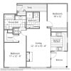 Floor plan: Two Bed Two Bath C and D