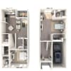 Floor plan: TH-B2
