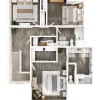 Floor plan: C2 - Three Story Townhouse - Attached Garage