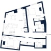 Floor plan: 2 Bed/2 Bath-H