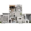 Floor plan: Plan A1C