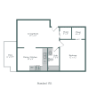 Floor plan: 1x1