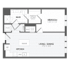 Floor plan: 1 Bed/1 Bath-A8