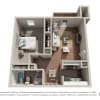 Floor plan: 1x1