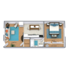 Floor plan: One Bedroom