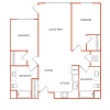 Floor plan: C2