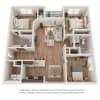 Floor plan: C1-M