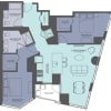 Floor plan: 2 Bedroom 10-Tower