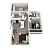 Floor plan: 2x2 A