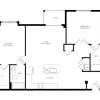 Floor plan: Baker (2 Bed)