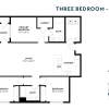 Floor plan: Three Bedroom D1