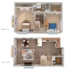 Floor plan: B7-849-1025