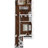 Floor plan: 1 BR