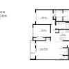 Floor plan: C6r Two Bedroom Renovated
