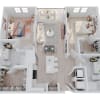 Floor plan: 2x2B1