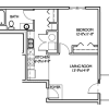 Floor plan: Phase 1 Unit 4B (The Peterhof)