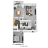 Floor plan: One Bedroom