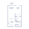 Floor plan: Studio-S6