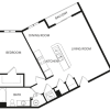 Floor plan: 1X1H