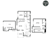 Floor plan: The Townhomes Plan 1A