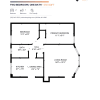 Floor plan: 2BD/1BA - Upgraded