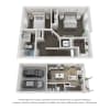 Floor plan: Townhome Style- 2 Bedroom 1.5 Bathroom
