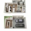 Floor plan: 1 Bed/1 Bath