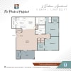 Floor plan: 2 Bedroom