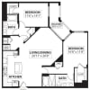 Floor plan: B8 2 Bed 2 Bath