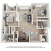Floor plan: 2X2 KENDRICK