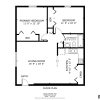 Floor plan: 2/1 Renovated