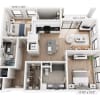Floor plan: B6