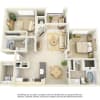 Floor plan: B2A