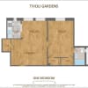 Floor plan: 1 BDRM - A2A