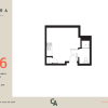 Floor plan: Studio - 261 sqft