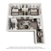 Floor plan: M14 - Furnished