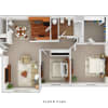 Floor plan: Winchester with Patio/Balcony